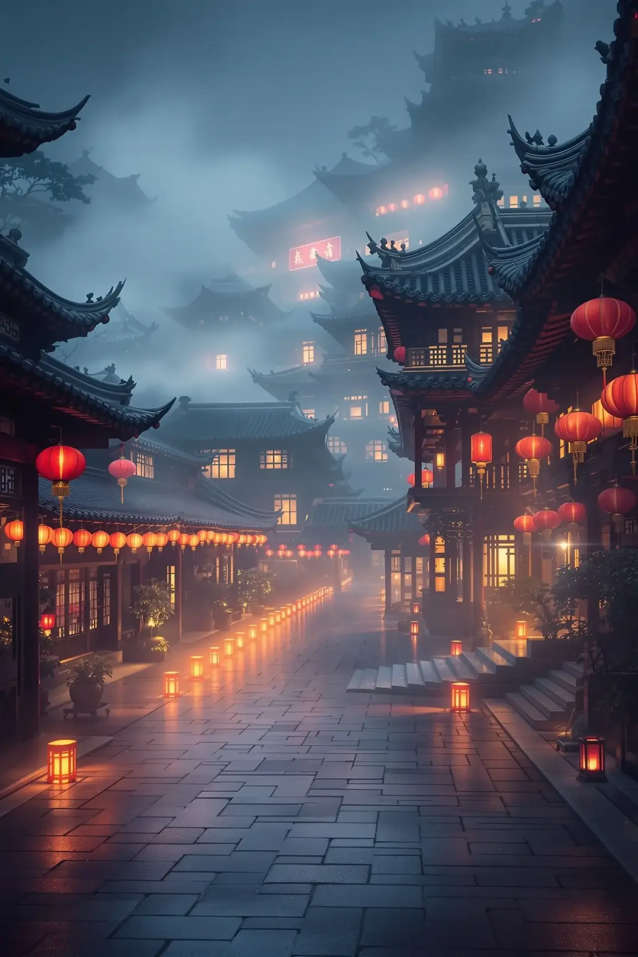 雾锁宫门短剧封面,悬疑题材,70集